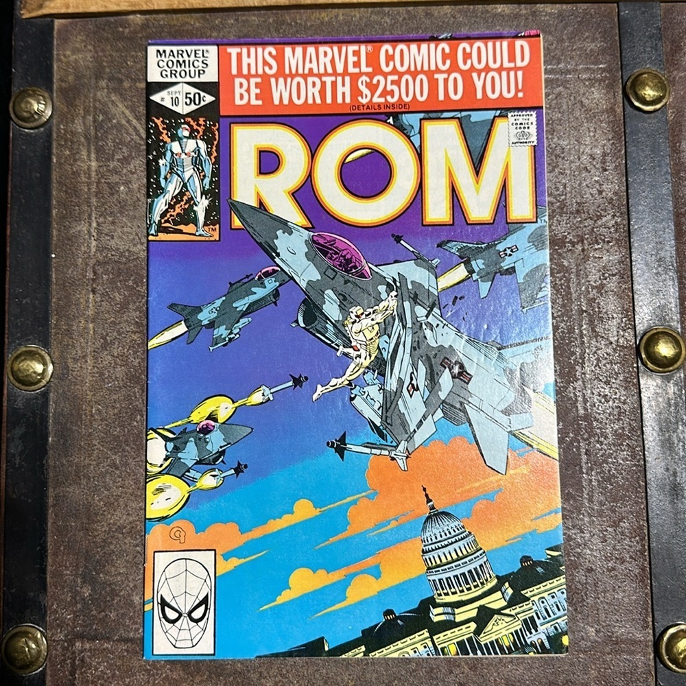 ROM Spaceknight #10 CBCS 9.6 NM+ White pgs 9/80 Direct Edition